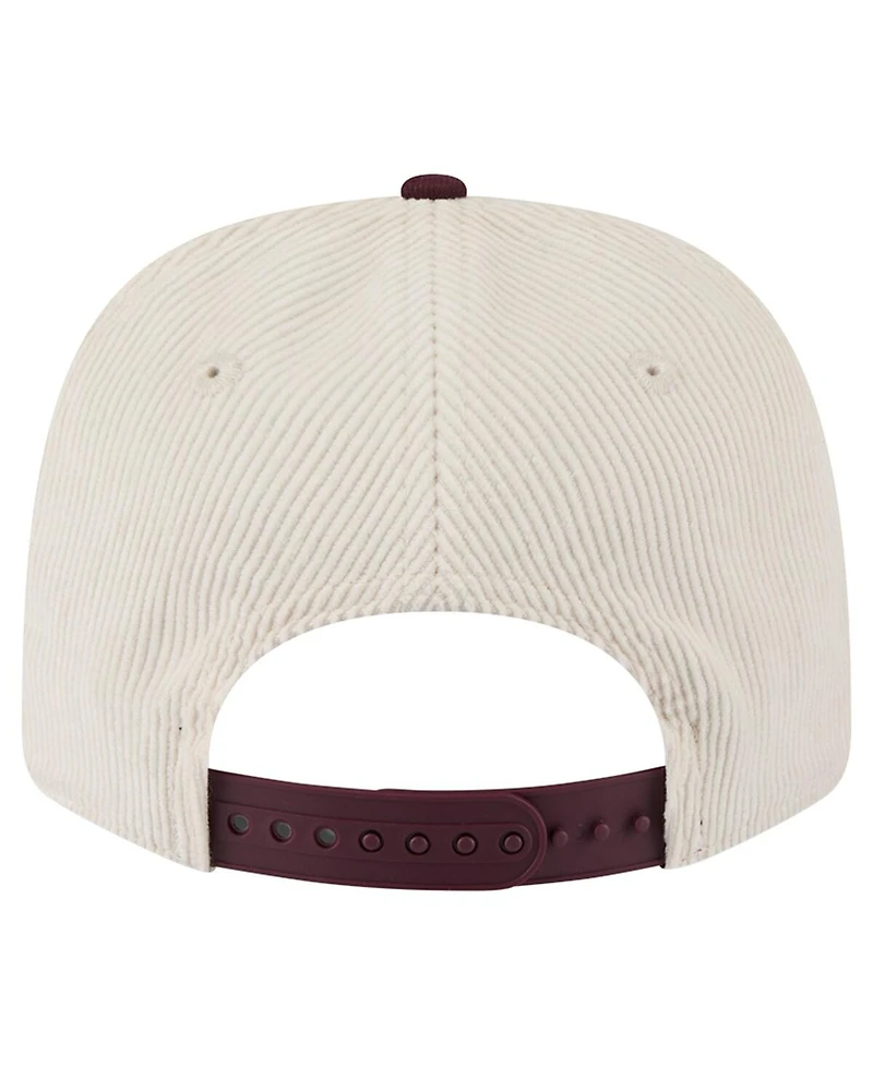 New Era Men's Cream/Maroon Arizona State Sun Devils Loyal Corduroy 9SEVENTY Adjustable Hat