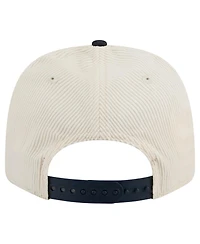 New Era Men's Cream/Black Notre Dame Fighting Irish Loyal Corduroy 9SEVENTY Adjustable Hat