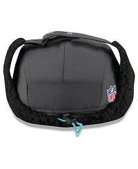 New Era Men's Charcoal Miami Dolphins 2025 Sideline Cold Weather Runner Dog Ear Adjustable Hat