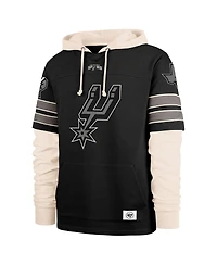 '47 Brand Men's Black San Antonio Spurs Split Zone Cornerback Duo Hoodie