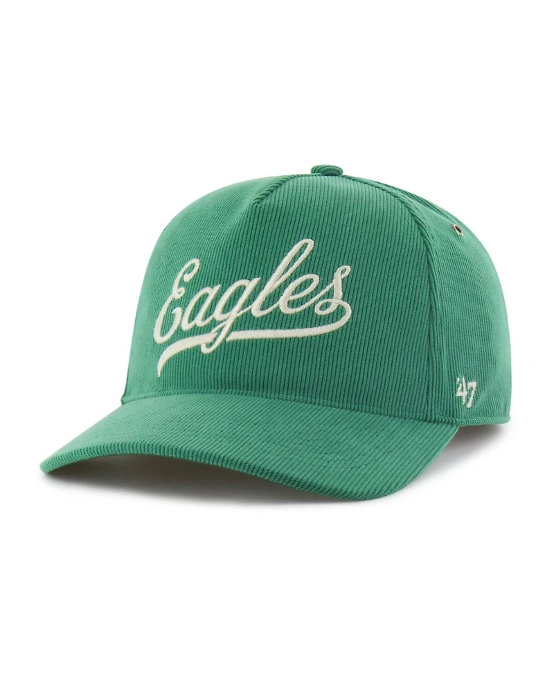 '47 Brand Men's Kelly Green Philadelphia Eagles Golden Age Corduroy Hitch Adjustable Hat