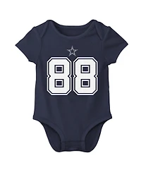 Nike Baby Boys and Girls CeeDee Lamb Navy Dallas Cowboys Player Name Number Bodysuit