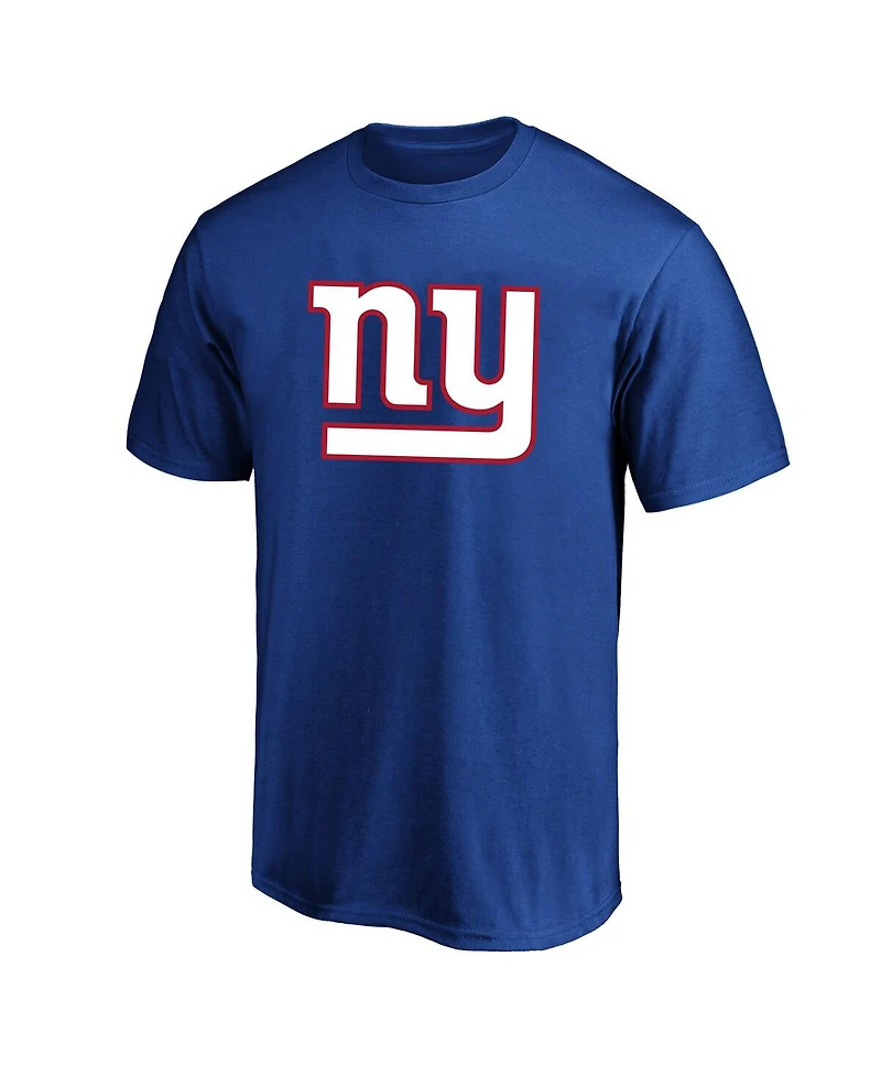 Fanatics Men's Cam Skattebo Royal New York Giants Big Tall Name Number T-Shirt