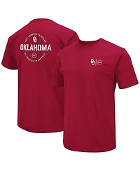 Colosseum Men's Crimson Oklahoma Sooners Oht Military Appreciation T-Shirt