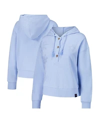 Margaritaville Women's Light Blue Dallas Cowboys Island Dream Solid Pullover Hoodie