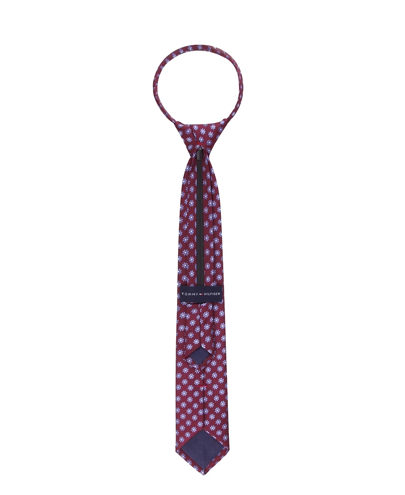 Tommy Hilfiger Boys Pre-Tied Adjustable Fit Zipper Tie