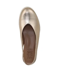 Naturalizer Women's Sutton Closed Almond Toe Slingback Wedges