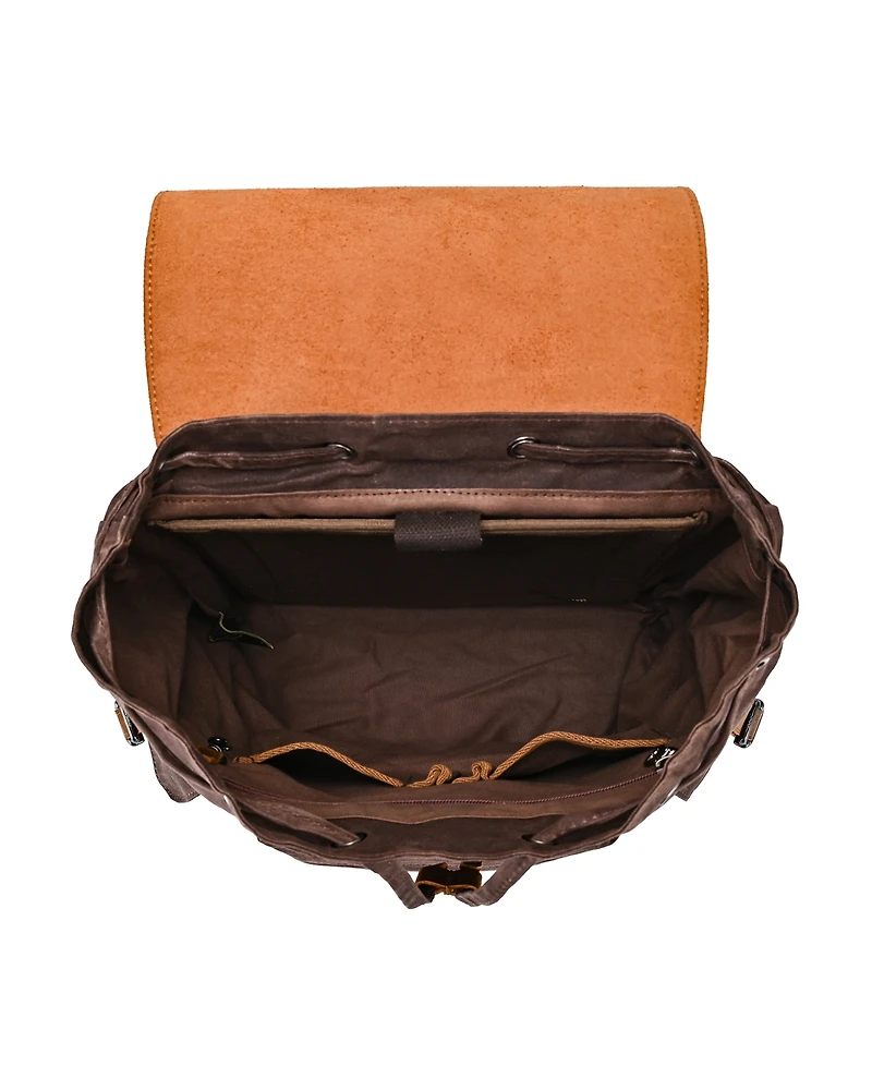 Tsd Brand Stone Creek Waxed Canvas Backpack
