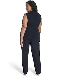 Calvin Klein Plus Solid Sleeveless V-Neck Camisole Top