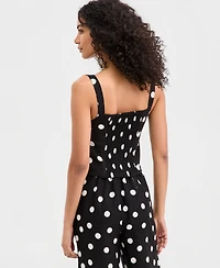 On 34th Women's Polka Dot Button-Front Tank, Macy's Exclusive