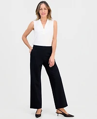Jm Collection Petite Mid-Rise Pull-On Wide-Leg Pants, Macy's Exclusive