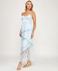 Trixxi Juniors' Sleeveless Maxi Dress
