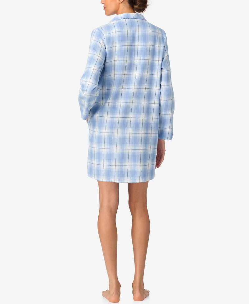 Aria Women's Long Sleeve Short Sleepshirt