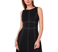 Msk Women's Sleeveless Midi Dress