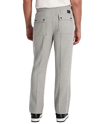 Karl Lagerfeld Paris Men's Metal Logo Patch Track Pants