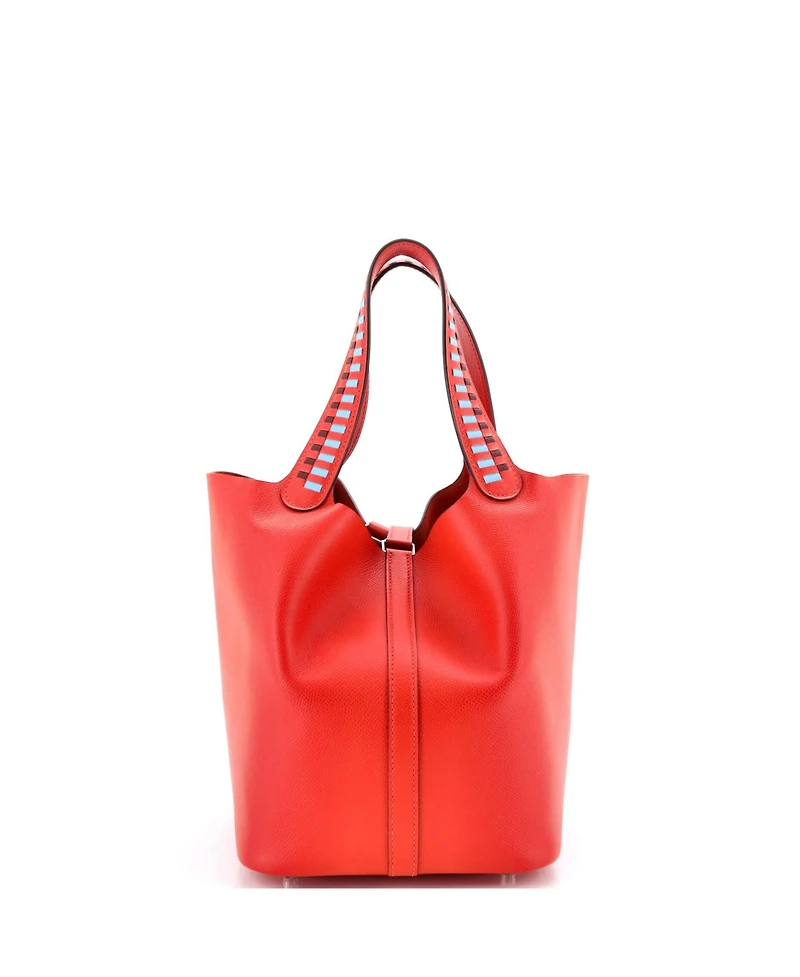 Pre-Owned HERMES Mm Picotin Lock Bag Tressage Epsom