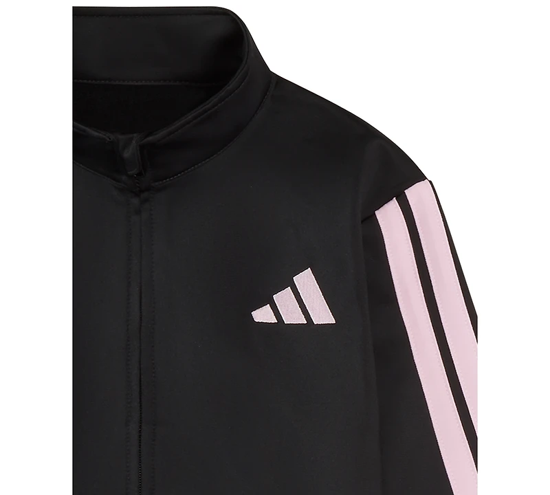 adidas Baby Girls Event Track Jacket and Bottoms, 2-Piece Set