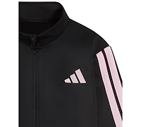 adidas Baby Girls Event Track Jacket and Bottoms, 2-Piece Set