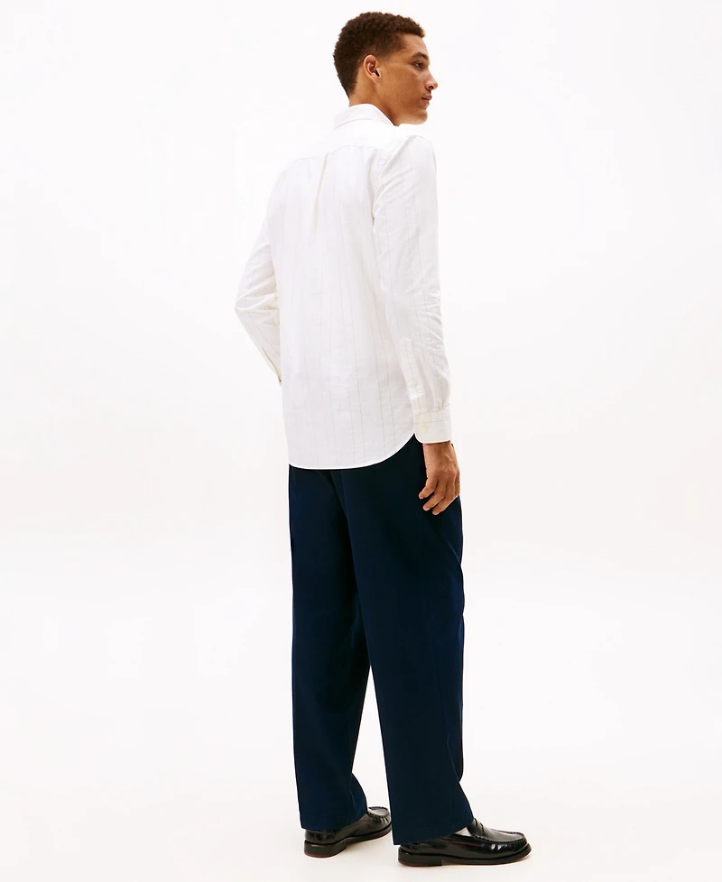 Tommy Hilfiger Men's Heritage Oxford Long-Sleeve Shirt