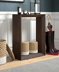 Hudson & Canal Osmond 22" Wood Wide Rectangular Console Table