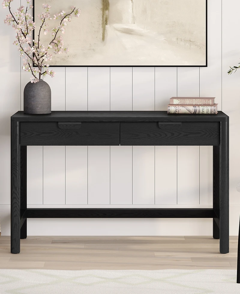 Hudson & Canal Fern 48" Wood Wide Rectangular Desk