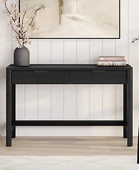 Hudson & Canal Fern 48" Wood Wide Rectangular Desk