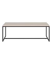 Hudson & Canal Boone 47" Wood Wide Rectangular Coffee Table
