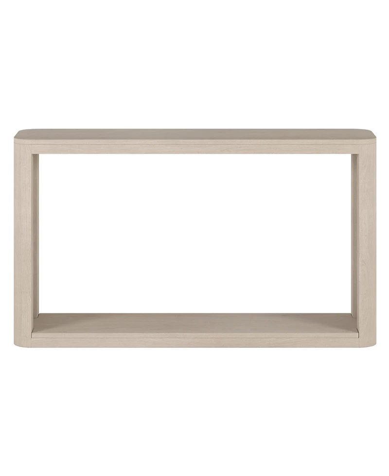 Hudson & Canal Kellan 52" Wood Wide Rectangular Console Table