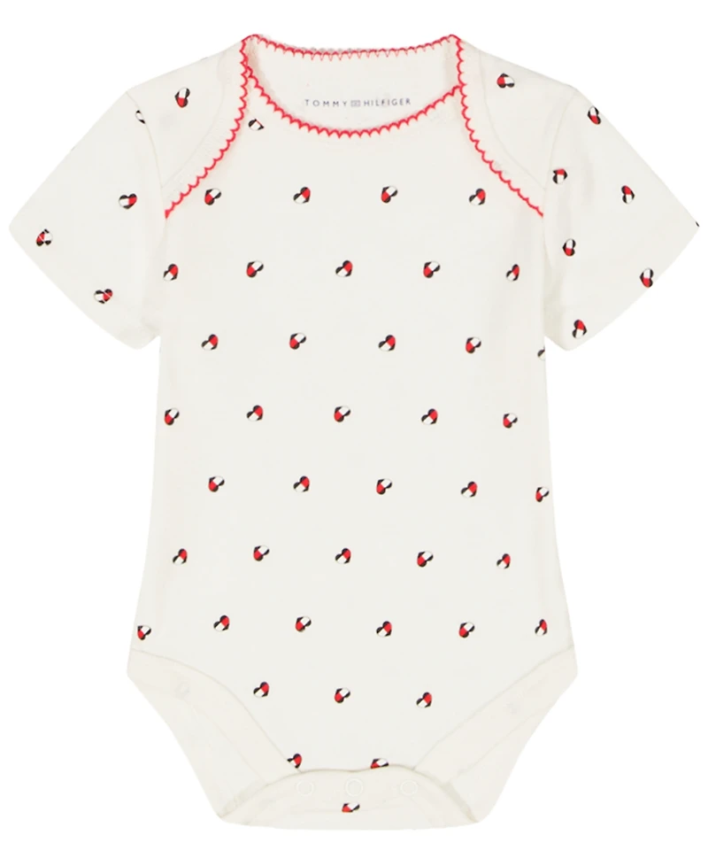 Tommy Hilfiger Baby Girls Jacket, Bodysuit and Pants, 3-Piece Set