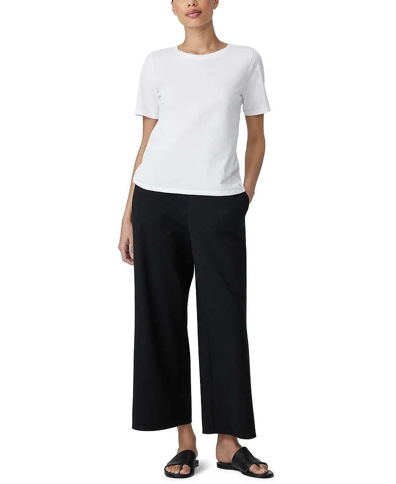 Eileen Fisher Women's Round Neck T-Shirt