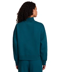 Reebok Women's Medium Vector Mock Neck Sweatshirt