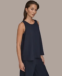 Donna Karan Weekend Women's Tricot Knit Sleeveless Top Clone