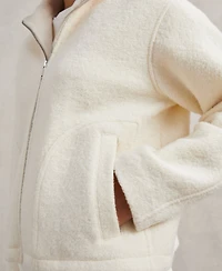 Reiss Women's Darrion Wool Felted Funnel-Neck Jacket