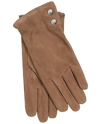 Lauren Ralph Lauren Suede Crest Button Glove