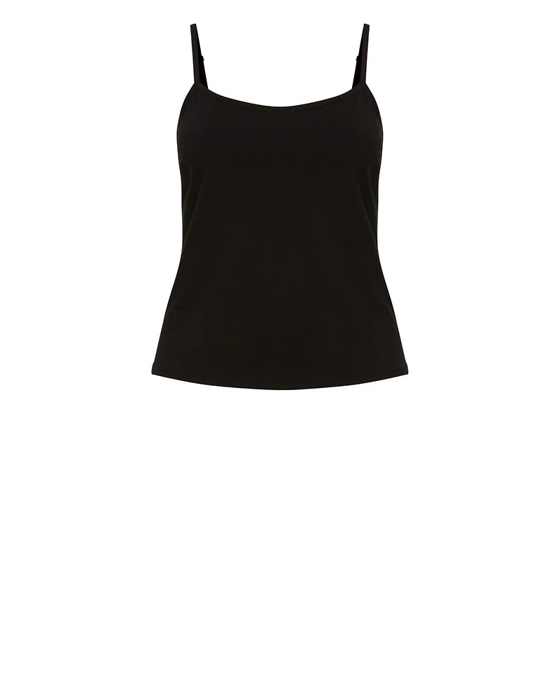 Avenue Women's Plus Essential Cotton Knit Cami