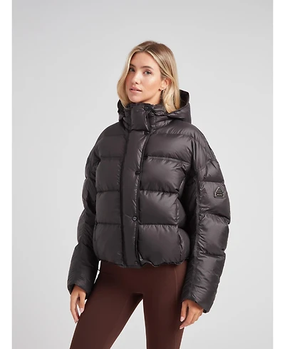 JACK1T Women's Cloud Boss Hooded Puffer Jacket