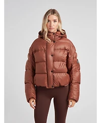 JACK1T Women's Cloud Boss Hooded Puffer Jacket