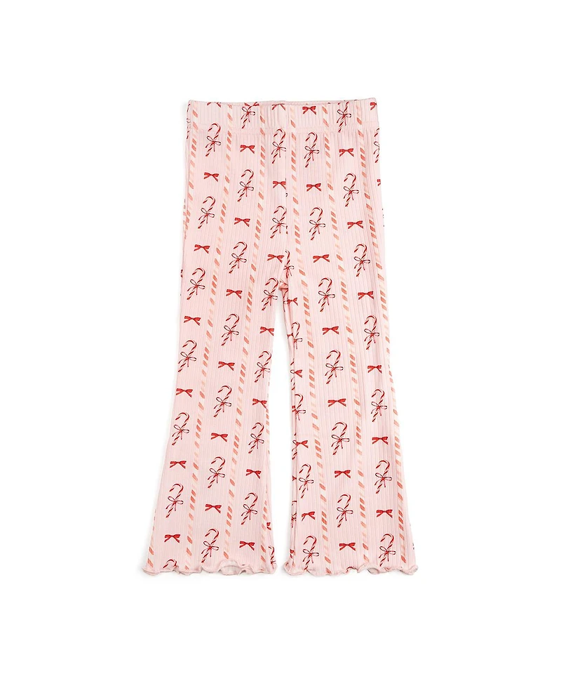 Sweet Wink Girls Candy Cane Lane Christmas Flare Legging