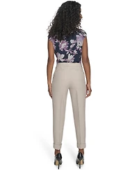 Calvin Klein Petite Straight Fit Ankle Leg Pants