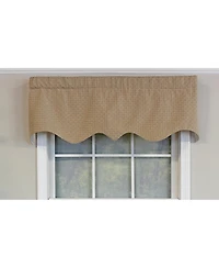 Rlf Home Passat Regal Valance Gold. 3" Rod Pocket 50"W x 17"L