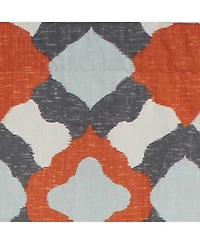 Rlf Home Twinkle Regal 100% Cotton with Fully Lined 3" Rod Pocket Valnance for Windows 50" x 17" Multi