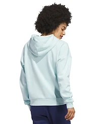 adidas Women's Wordmark Graphic Hooded Sweatshirt