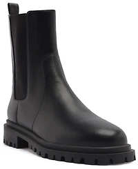 Arezzo Women's Brandy Mid Block Heel Round Toe Booties