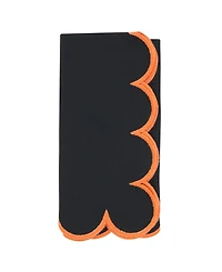 Saro Lifestyle Sweet Edge Scalloped Napkin, Set of 4