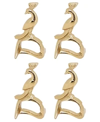 Saro Lifestyle Gilded Peacock Napkin Ring