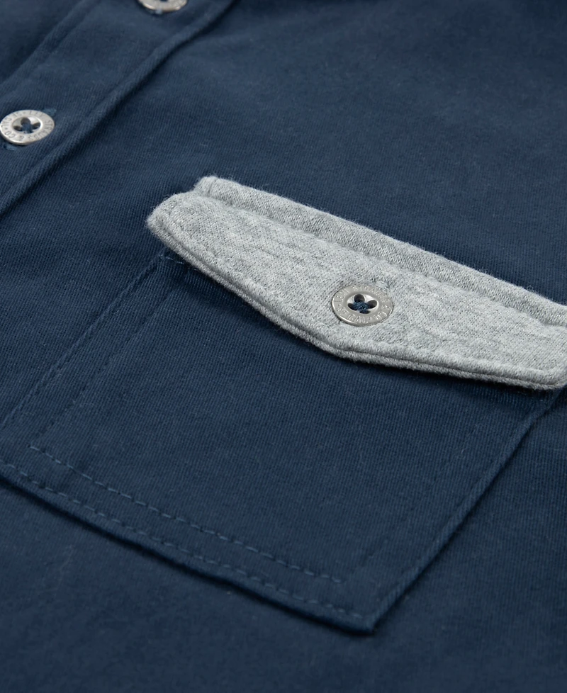 Levi's Baby Boys Hooded Shacket and Jogger Pants, 2-Piece Set