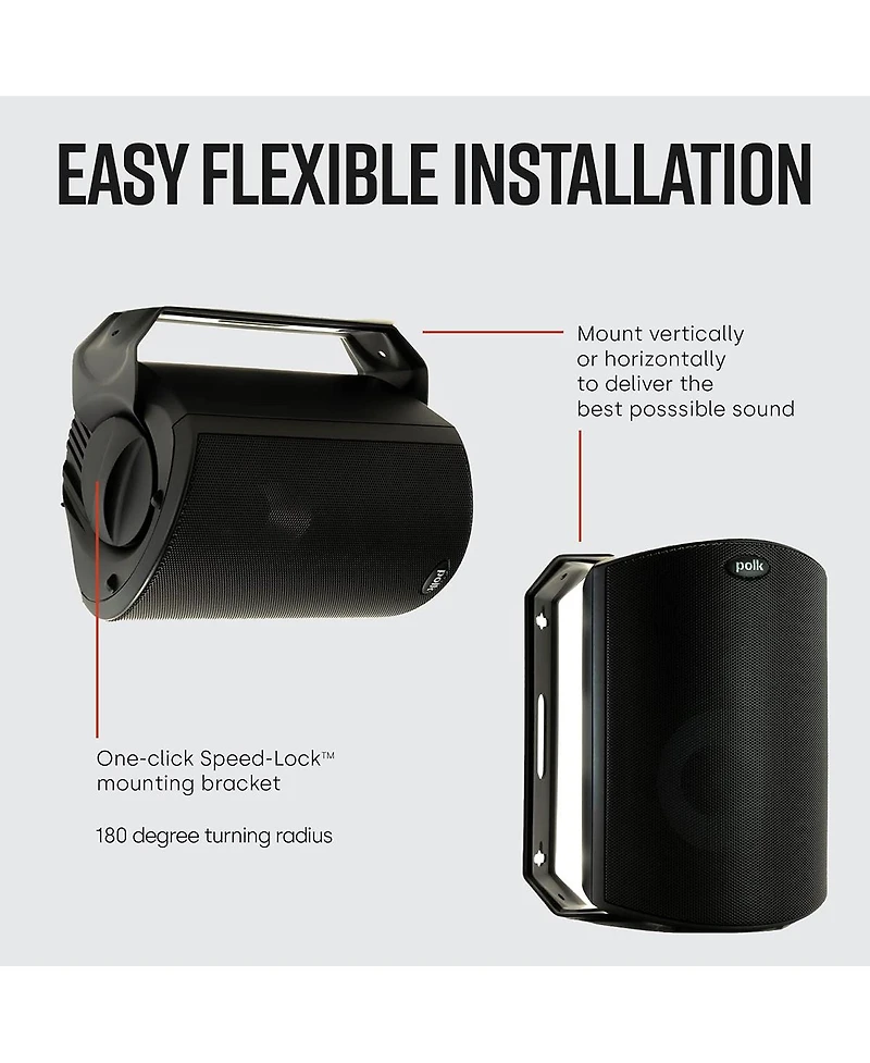 Polk Audio Atrium 4 All-Weather Outdoor Loudspeakers