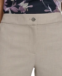 Calvin Klein Women's Slim Leg Rolled Cuff Pants