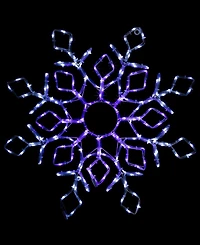 Northlight 23" Lighted Snowflake Window Silhouette Christmas Decoration