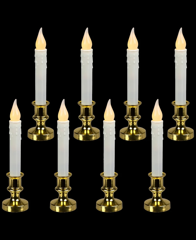 Northlight Led Flickering Window Candles, Set of 8